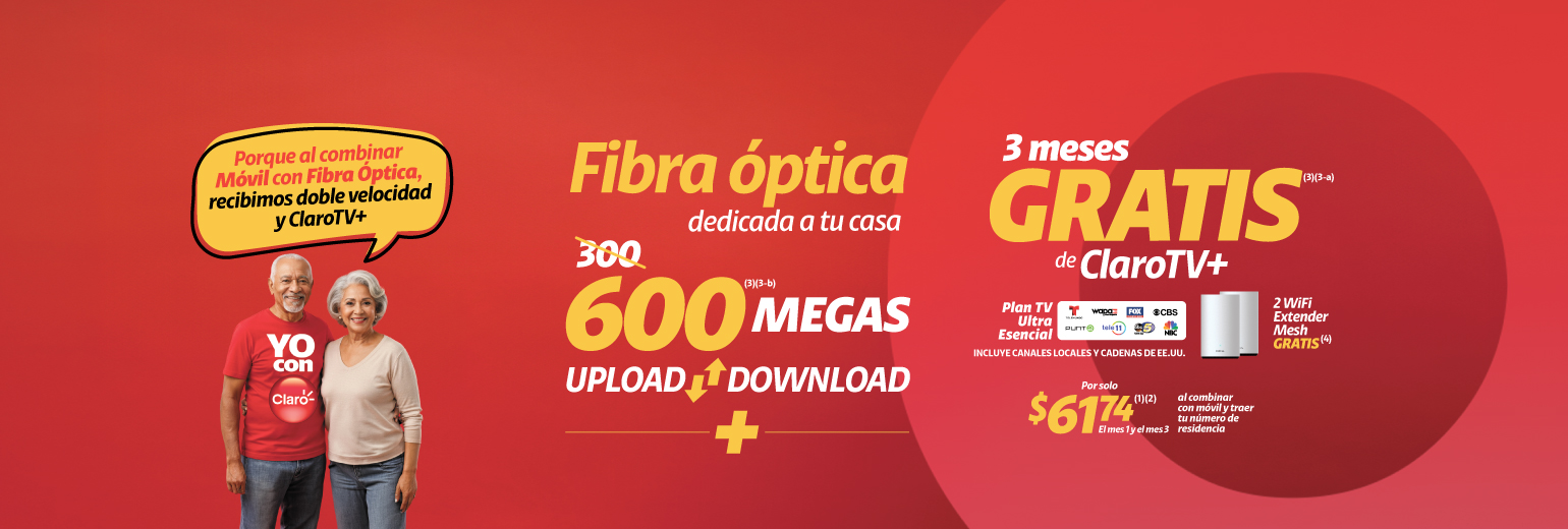 fibra optica claro Alt
